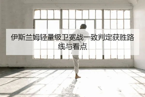 伊斯兰姆轻量级卫冕战一致判定获胜路线与看点